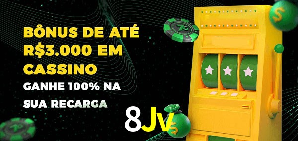 8Jv melhor bônus de depósito