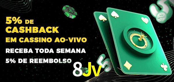 Promoções do cassino ao Vivo 8Jv